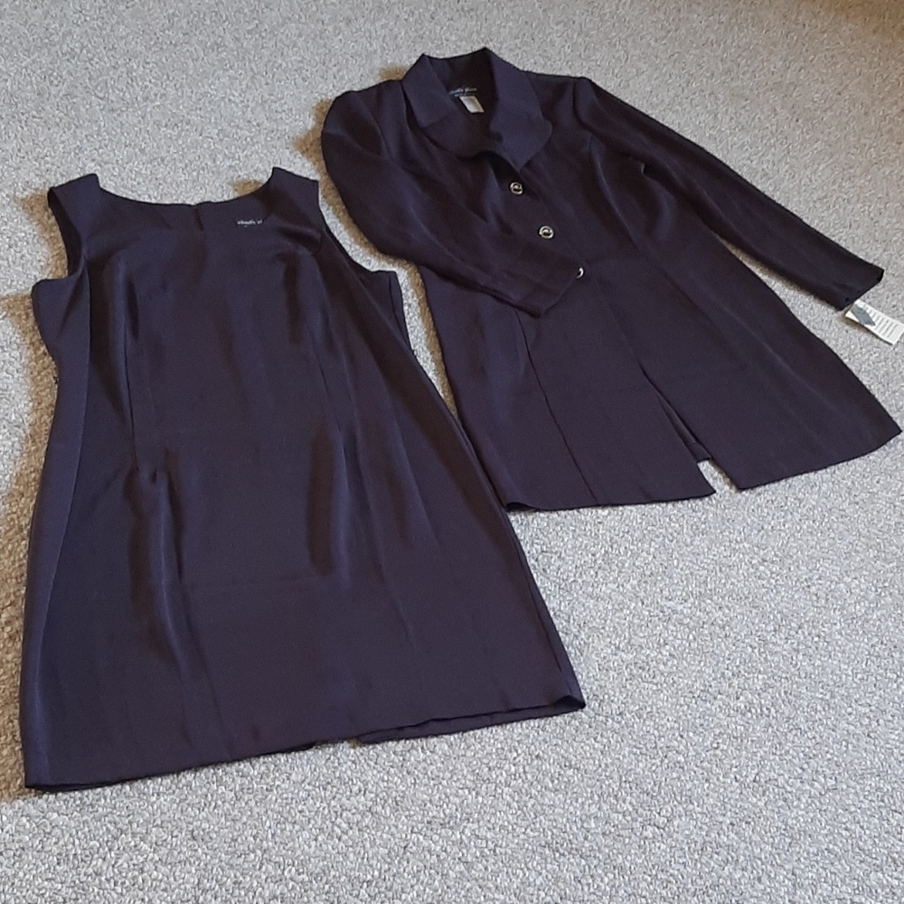 NWT Chad's Place 2 Pieces Dress and Blazer Set